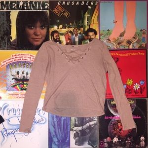 RIBBED TIED LONG SLEEVE